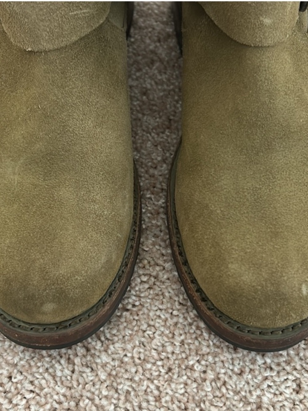 Frye Veronica Suede Boots - Sage sz 8 suede - Picture 4 of 10